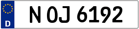 Truck License Plate
